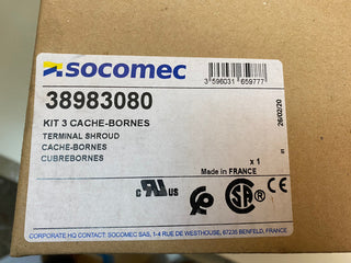 Socomec Anschlussklemmenabdeckung, für Sicherungskombinationsschalter0