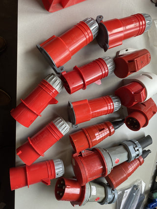 14x MENNEKES Industriestecker CEE-Stecker Posten Konvolut 16A / 32A GEBRAUCHT5
