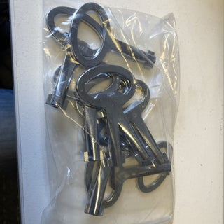 9x Doppelbartschlüssel SZ 2531.000 Schranksysteme 25310002