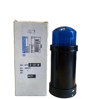 Schneider XVBC6G6 5J Blitzleuchte blau 120V AC – Neu (Sonstige)