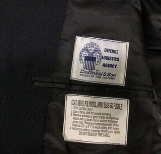MANTEL HERREN US ARMY Dunkel BlauAG-489  UNIFORM JACKE 84050155230006