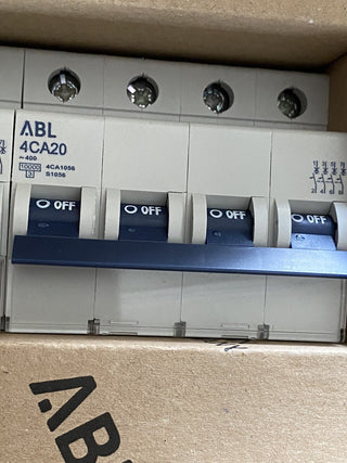 ABL Sursum 4CA1056 Leitungsschutzschalter 3P 20A 240/415V neu0