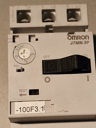 1x Omron J7MN-3P-2E5 Motorschutzschalter 1,6-2,5A 400V Schalter gebraucht1
