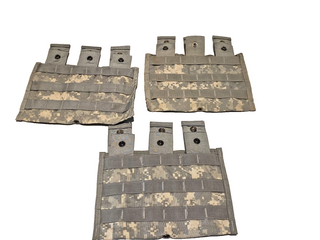 LOT von 3 US Military Molle II Triple Mag Pouch ACU Digital NSN 8465-01-525-059810