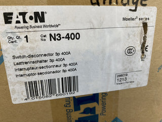 Eaton N3-400 Lasttrennschalter 400A 3-polig (266019) Moeller Serie – NEU & OVP0