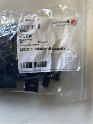 10x Murrplastik 87121218 Kabeldurchführungstülle KDT/ZE 7 Schaltschrank NEU