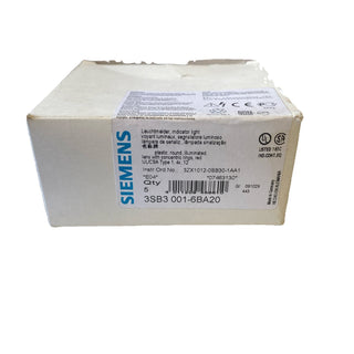 5x Siemens 3SB3001-6AA20 / 6AA30 Leuchtmelder 22mm neu1