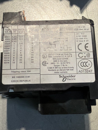 Telemecanique LR2K0305 TeSys thermisches Überlastrelais 0,54-0,8A – Gebraucht3