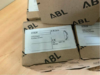6x ABL H10UM Hilfsschalter für Motorschutzschalter / LS-Schalter | NEU & OVP1
