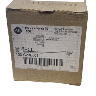 Allen-Bradley 100-C23EJ01 Leistungsschütz 3-polig 23A 24V DC Schütz OVP NEU