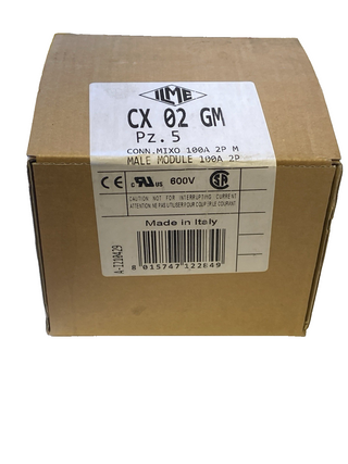 5x ILME CX 02 GM MIXO Module 2-polig 100A 1000V Stifteinsatz Crimp – NEU & OVP