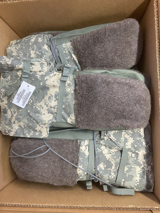 Vintage US Army Militär extrem kaltes Wetter Handschuhe Set Größe Medium mit Fut8