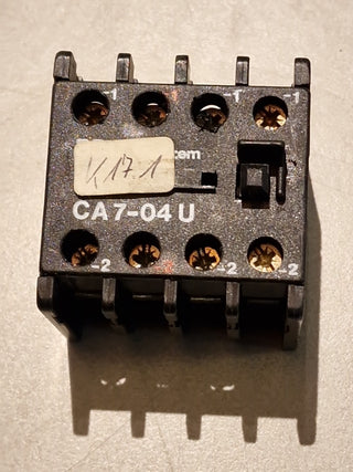 ABB Stotz CA7-04U Hilfskontaktblock Hilfsschalterblock 4-polig 4Ö/4NC Gebraucht0