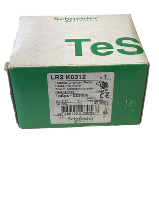 Schneider Electric LR2K0312 TeSys K Thermisches Überlastrelais 3,7-5,5A – NEU &1