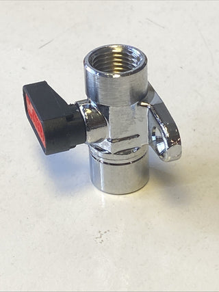 6x Aignep Mini-Kugelhahn 6490 – 1/4" IG/IG mit Montageflansch (Ghilux Serie)4