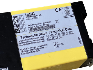 Bender Spannungsrelais SUA143 (B9328xx) - Voltage Relay - Guter Zustand4
