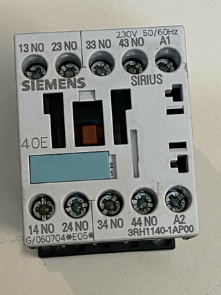 Siemens SIRIUS 3RH1140-1AP00 Hilfsschütz 4S 230V AC S00 | Gebraucht1