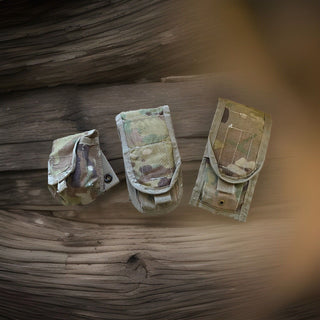 3x US ARMY Multicam OCP Molle II Pouch(es)0