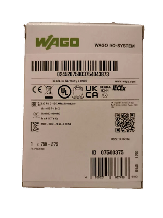 WAGO 750-375 FC PROFINET G3 SPS-Feldbuskoppler NEU & OVP0