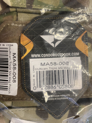 Condor MA58 008 Triple M4 Mag Pouch MultiCam Magazintasche MOLLE – NEU2
