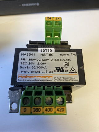 Habermann Steuertransformator HA3541 / HST50 | 400V / 400V | 50VA | Geprüft1