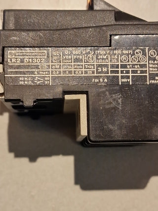 Telemecanique LR2 D13 Motorschutzrelais Thermisches Überlastrelais Gebraucht5