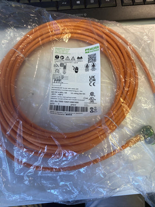 7000-12421-8461000 MURRELEKTRONIK M12 Buchse 90° mit Kabel LED PUR 4x0,34 orange1