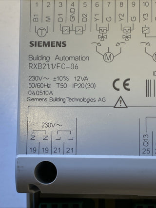 Siemens RXB21.1/FC-06 Raumsteuerung6