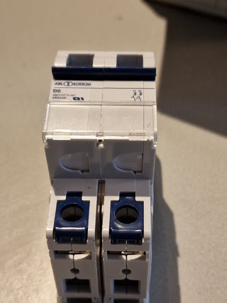 ABL SURSUM 2B6UR LS-Schalter B6A 2-polig 480Y/277VAC Miniature Circuit Breaker0