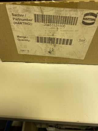 Harting RJI DATA 3A METAL PLUG 8-P Ethernet-Steckverbinder 094511515003