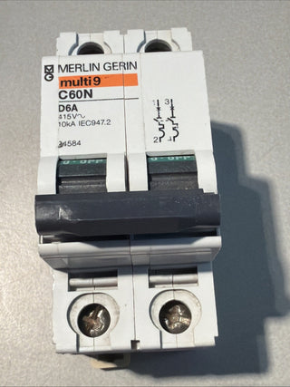 Merlin Gerin multi9 Leitungsschutzschalter C60N D6A0