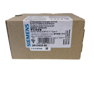 Siemens 3-Phasen-Einspeiseklemme 3RV2935-5E fuer Leistungsschalter 3RV21