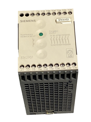 Siemens 3TK2907-0BB4 Zusatzbaustein für Sicherheitskombinationen – Geprüft0