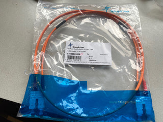 2X Telegärtner 100011778 LWL-Duplex-Rangierkabel SC Duplex G62,5/125 L00880C00081