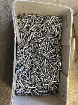 800x Halbrundniete DIN 660 – 2 x 10 mm – Aluminium2