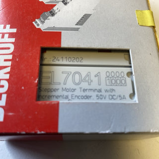 Beckhoff EL7041 | 1-Kanal-Schrittmotorklemme EtherCAT (5 A, 48 V DC) – NEU & OVP