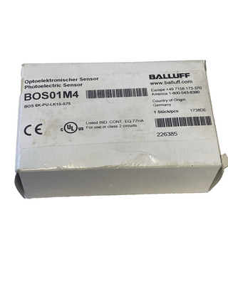 Balluff BOS01M4 (BOS 6K-PU-LK10-S75) Reflexionslichtschranke OVP0