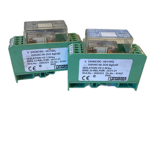 2x Phoenix Contact  EMG22-REL/KSR-24/21-21 2950323 Relaismodul -used-1