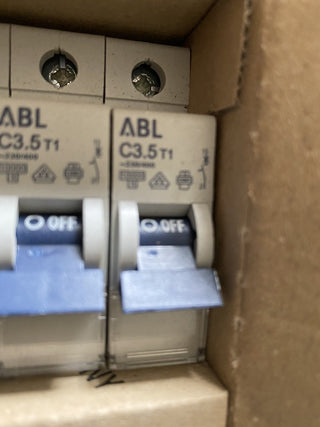 8X ABL Sursum C3,5T1 Leitungsschutzschalter, Sicherungsautomat 230/400V0