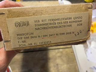 Retromikrofon RFT DDR Neu 1984 TYP DM2416N/DM2417N4