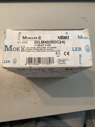 Eaton Moeller Leistungsschütz DILM40 (RDC24) 277780 | 18,5kW 24V DC | NEU OVP