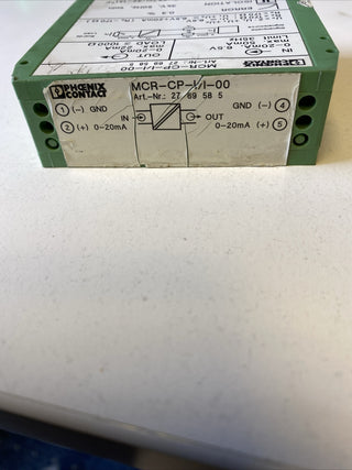 Phoenix Contact MCR-CP-I/I-00 2769585, Speisetrenner, unbenutzt in OVP2