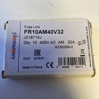 10x Mersen FR10AM40V32 Zylindrische Sicherung 10x38 aM 32A 400V – NEU & OVP3