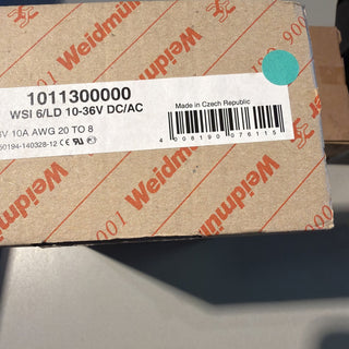 14X Weidmüller - Sicherungs-Reihenklemme Sicherungsklemme WSI 6/LD 10-36VDC/AC0