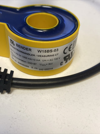 Bender W15BS Messstromwandler Primärstrom 48 A Leiterdurchführung Ø:15 mm 1 St.4