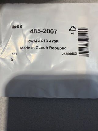 95x Vishay AC05 Drahtwiderstand 470 Ohm 5W axial neu0