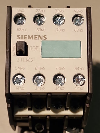 Siemens Hilfsschütz 3TH42 80-0BB4 Relais Hilfsschütz 80E 8NO 24V#90