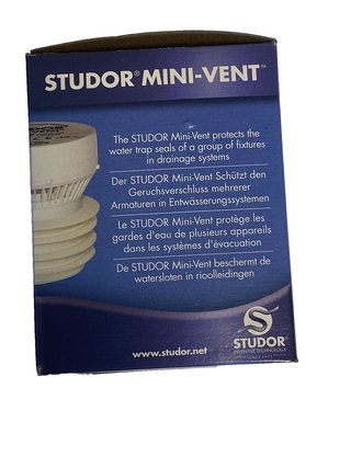 WISA Mini Studor Rohrbelüfter DN 32/40/50 | Belüftungsventil Abwasser NEU OVP1