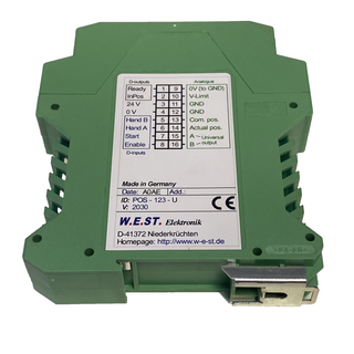 W.E.ST. POS-123-U Digitaler Positionsregler für Hydraulik-Achsen – Top Zustand1