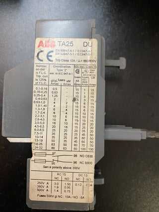ABB TA25DU-6,5 Überlastrelais thermisch 1SAZ211201R1038 geb2